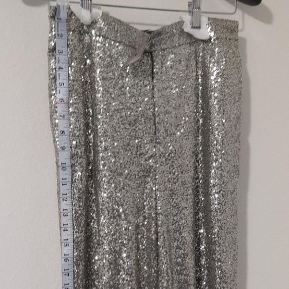 Welles Embellished Wide-Leg Pant. Ralph Lauren Collection - Picture 5 of 15